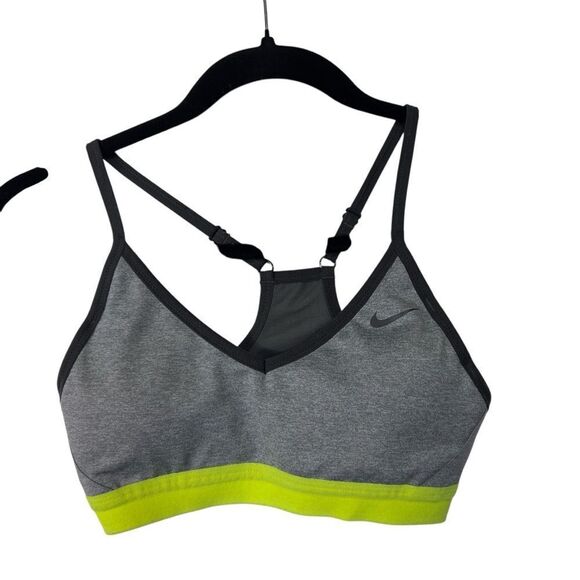 Nike Pro GREY Indy Sports Bra Dri-Fit small - Picture 2 of 11